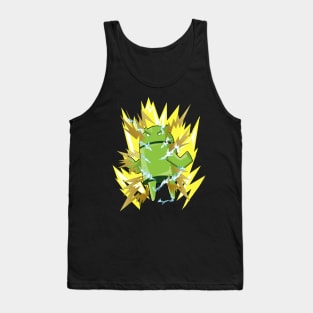 Super Saiyan Android Bot Tank Top